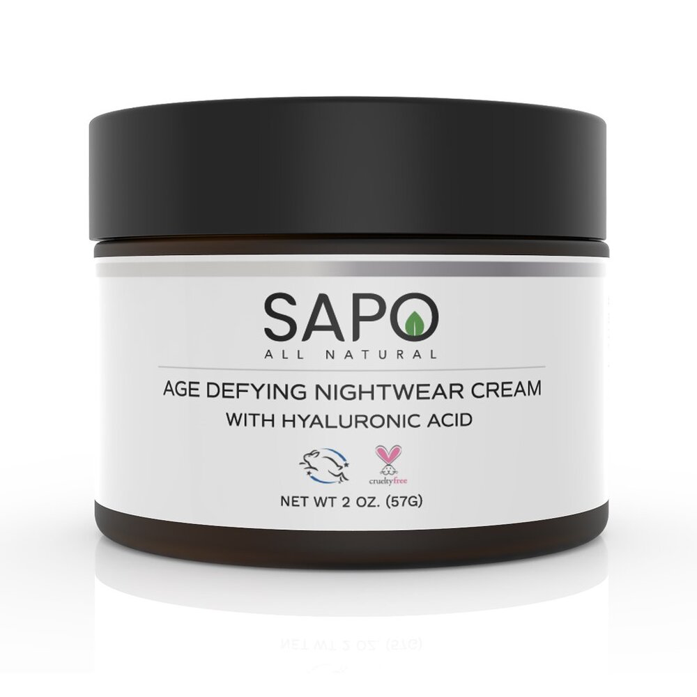 Sapo All Natural Night Cream with Silicone and Hyaluronic Acid